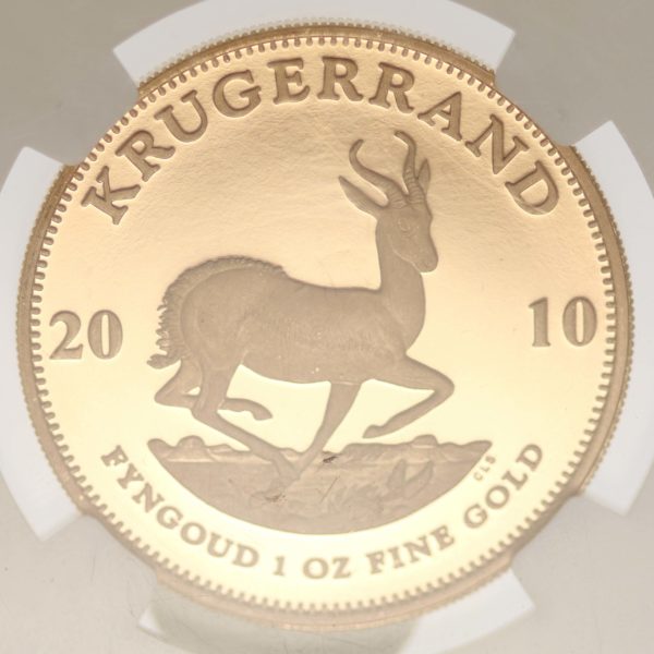 suedafrika - Südafrika Krügerrand 1 Unze 2010 proof