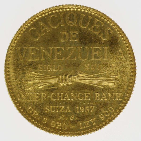 venezuela - Venezuela Goldmedaille 1957