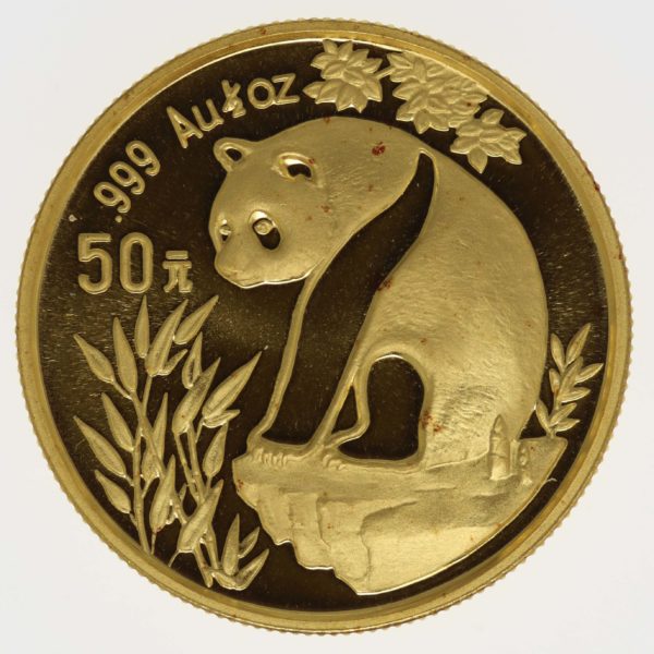 china - China Panda 50 Yuan 1993 1/2 Unze