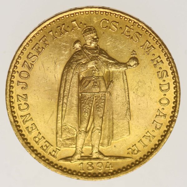 ungarn - Ungarn Franz Joseph I. 20 Kronen 1894