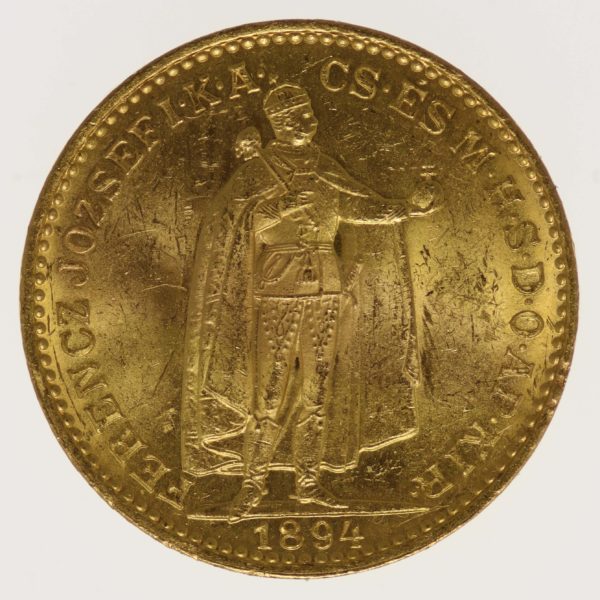 ungarn - Ungarn Franz Joseph I. 20 Kronen 1894