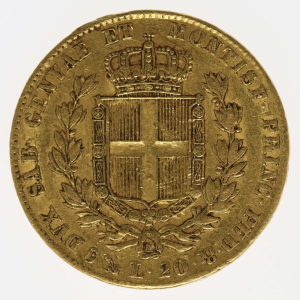 italien - Italien Sardinien Karl Albert 20 Lire 1831