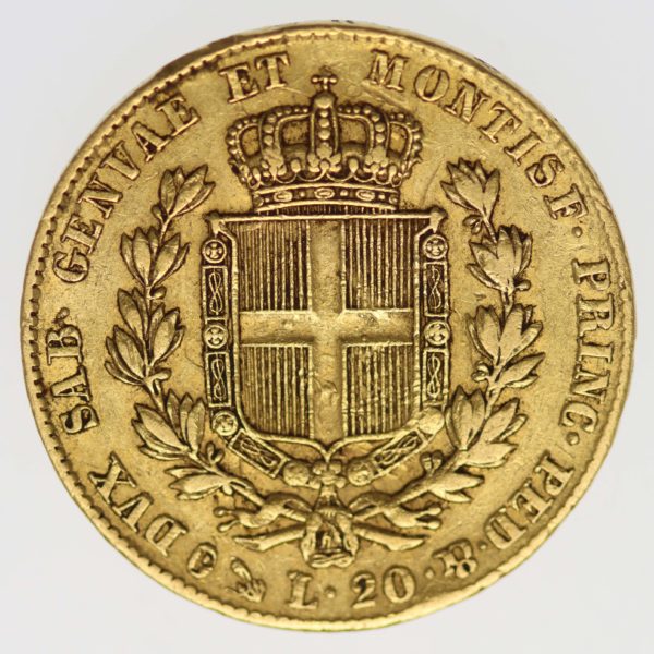 italien - Italien Sardinien Karl Albert 20 Lire 1831