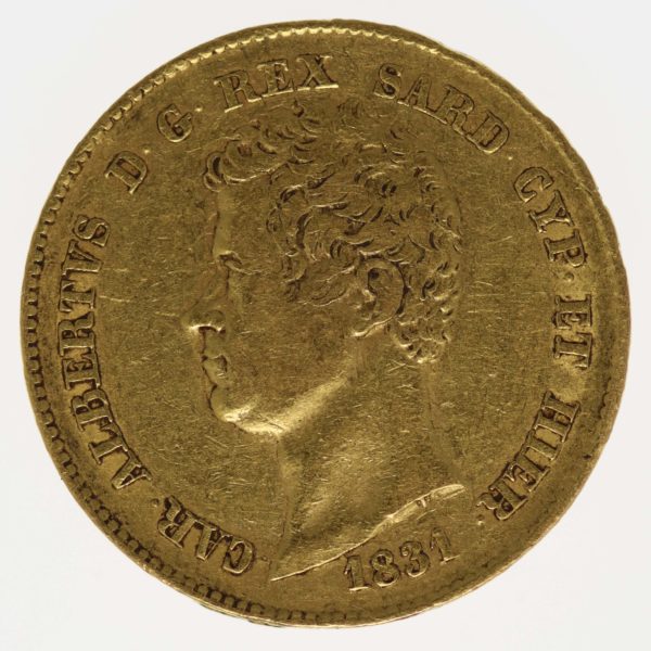italien - Italien Sardinien Karl Albert 20 Lire 1831