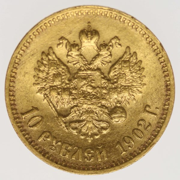 russland - Russland Nikolaus II. 10 Rubel 1902