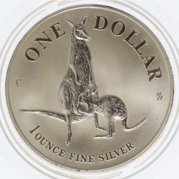 australien-silbermuenzen-uebrige-welt - Australien RAM 1 Dollar 1996 Känguru