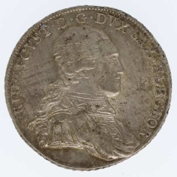 altdeutschland-deutsche-silbermuenzen - Sachsen Friedrich August III. Taler 1793 I.E.C.