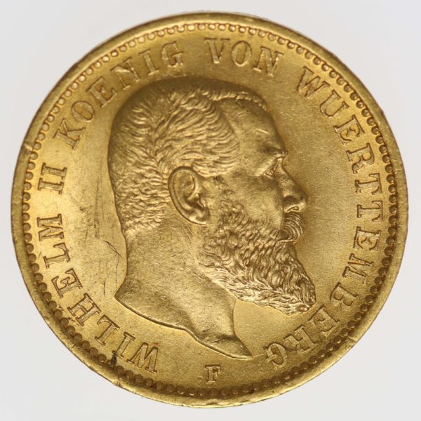 deutsches-kaiserreich-ab-1871 - Württemberg Wilhelm II. 20 Mark 1905