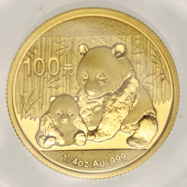 china - China Panda 100 Yuan 2012 1/4 Unze