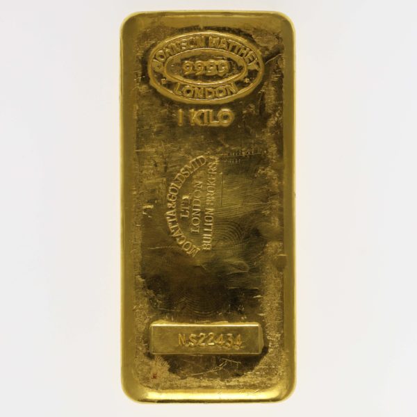 goldbarren - Goldbarren 1000 Gramm Johnson Matthey