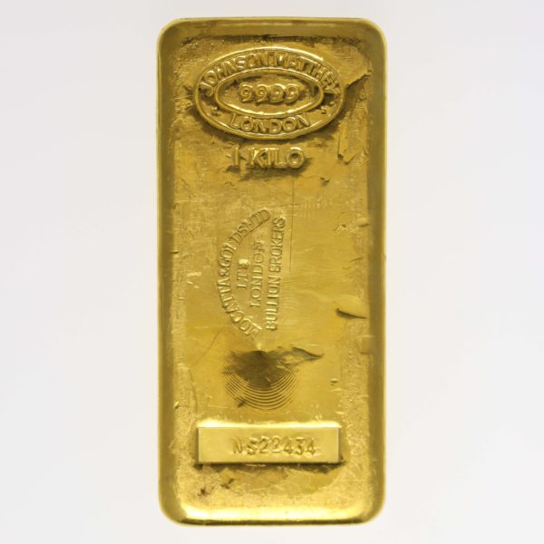 goldbarren - Goldbarren 1000 Gramm Johnson Matthey