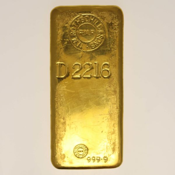 goldbarren - Goldbarren 1000 Gramm Großbritannien N.M. Rothschild & Sons Limited