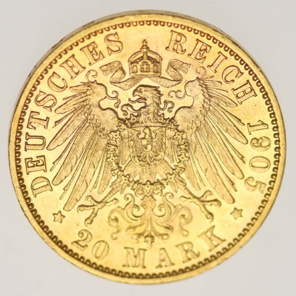 deutsches-kaiserreich-ab-1871 - Bayern Otto 20 Mark 1905