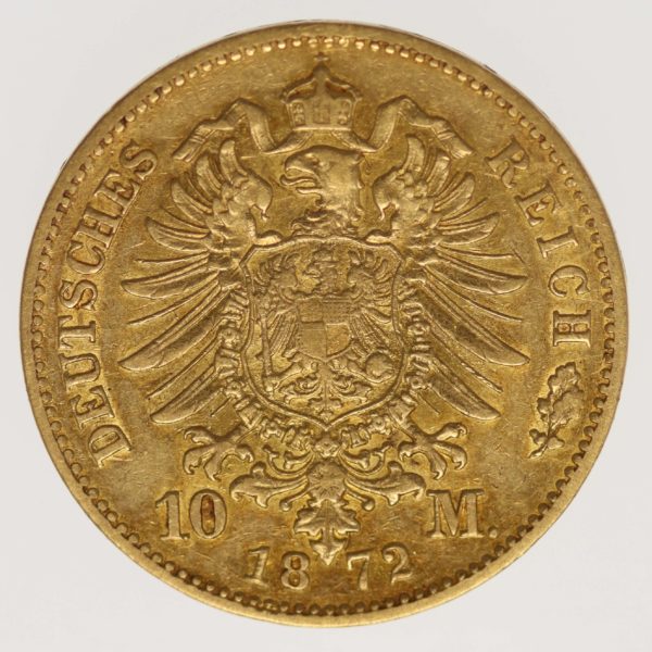 deutsches-kaiserreich-ab-1871 - Hessen Ludwig III. 10 Mark 1872