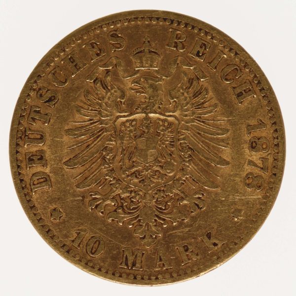 deutsches-kaiserreich-ab-1871 - Sachsen Albert 10 Mark 1878