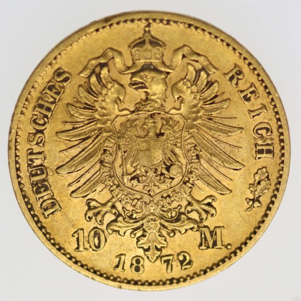 deutsches-kaiserreich-ab-1871 - Württemberg Karl 10 Mark 1872