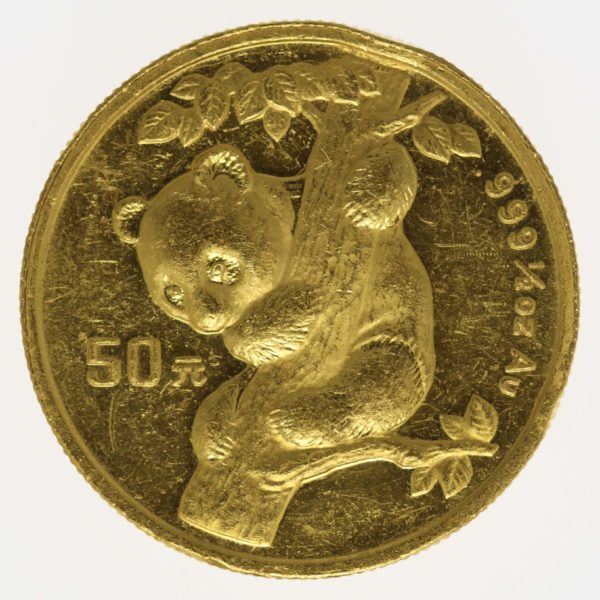 china - China Panda 50 Yuan 1996 1/2 Unze