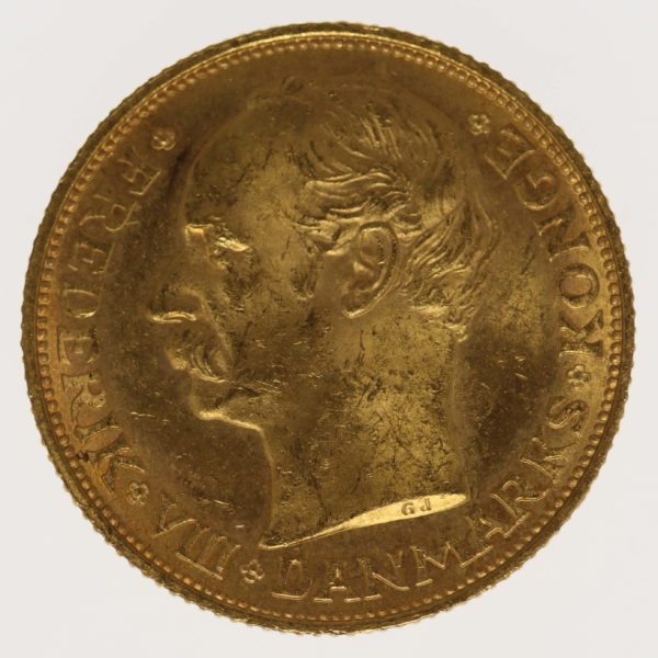 daenemark - Dänemark Frederik VIII. 20 Kronen 1909