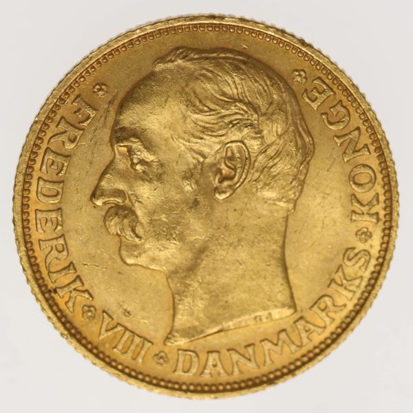 daenemark - Dänemark Frederik VIII. 20 Kronen 1909