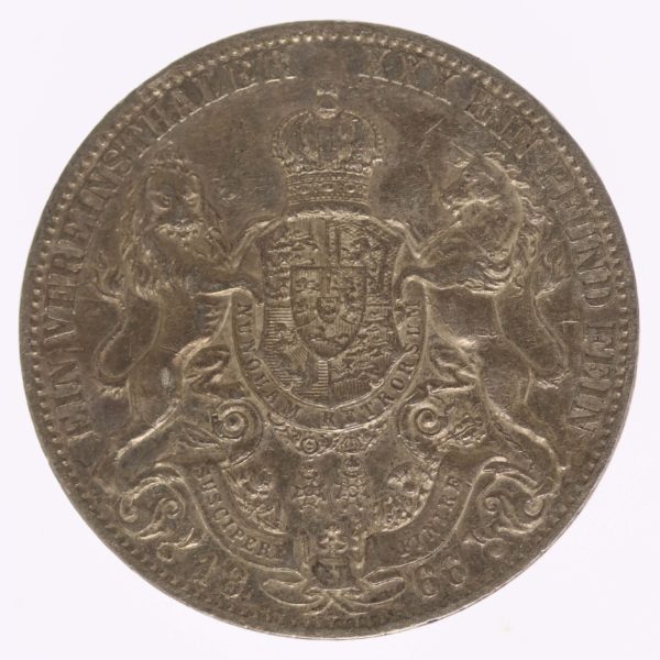 altdeutschland-deutsche-silbermuenzen - Hannover Georg V. Vereinstaler 1866