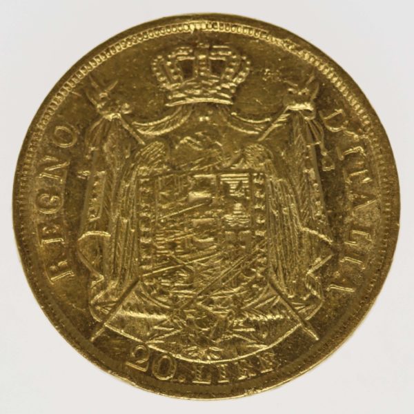italien - Italien Napoleon I. 20 Lire 1813 M