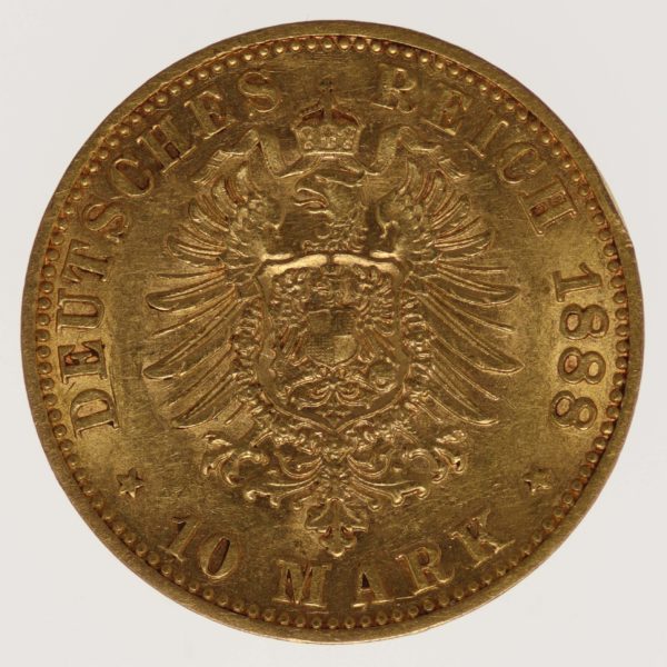 deutsches-kaiserreich-ab-1871 - Preussen Friedrich III. 10 Mark 1888