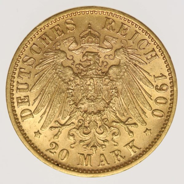 deutsches-kaiserreich-ab-1871 - Bayern Otto 20 Mark 1900