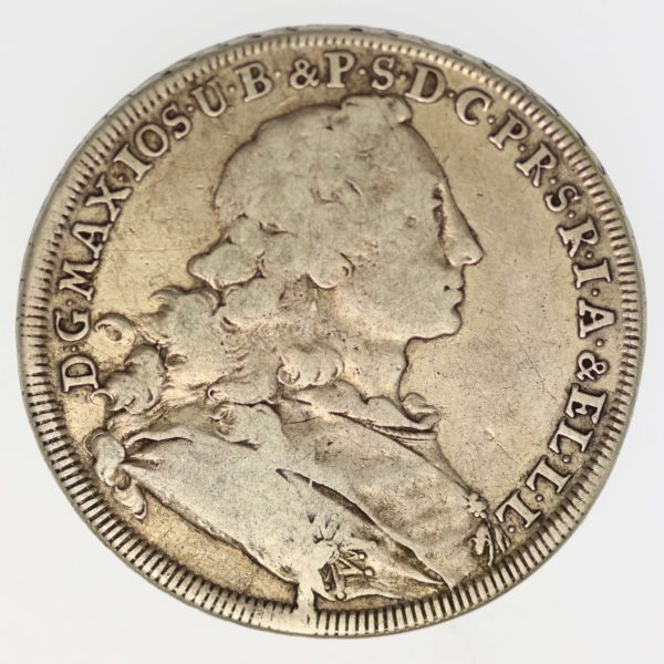 altdeutschland-deutsche-silbermuenzen - Bayern Maximilian III. Joseph Taler 1755