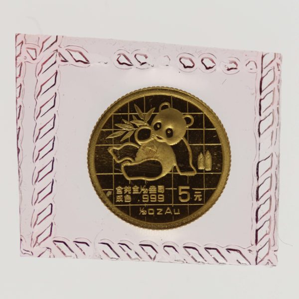 china - China Panda 5 Yuan 1989 1/20 Unze