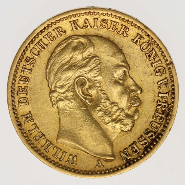 deutsches-kaiserreich-ab-1871 - Preussen Wilhelm I. 20 Mark 1871