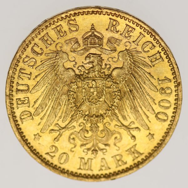 deutsches-kaiserreich-ab-1871 - Preussen Wilhelm II. 20 Mark 1900 A
