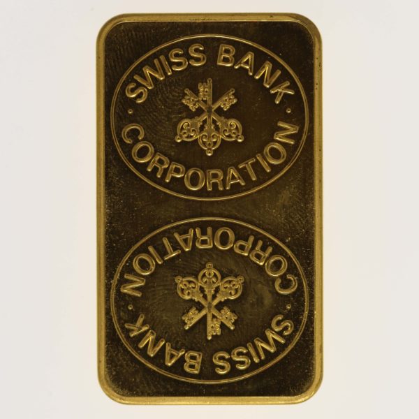 goldbarren - Goldbarren 100 Gramm Swiss Bank Corporation