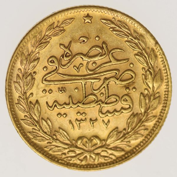 tuerkei - Türkei Muhammad V. 100 Kurush 1917