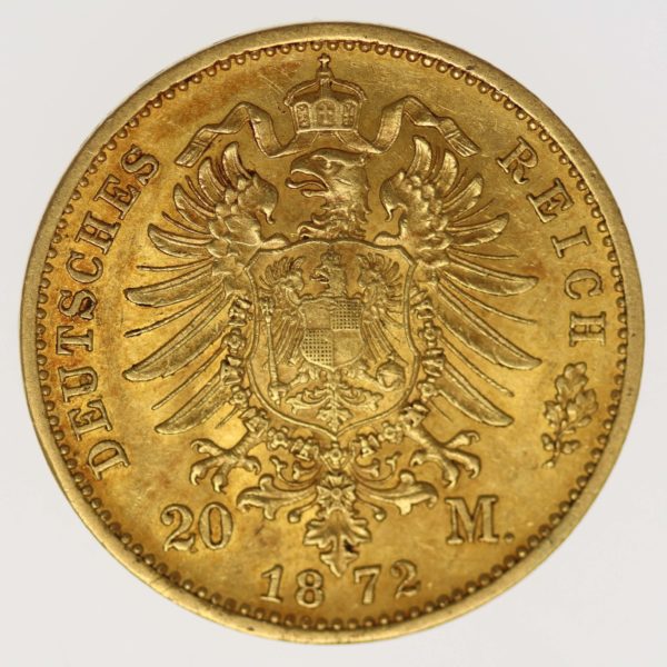 deutsches-kaiserreich-ab-1871 - Württemberg Karl 20 Mark 1872