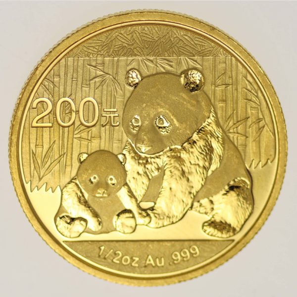 china - China Panda 200 Yuan 2012 1/2 Unze Panda