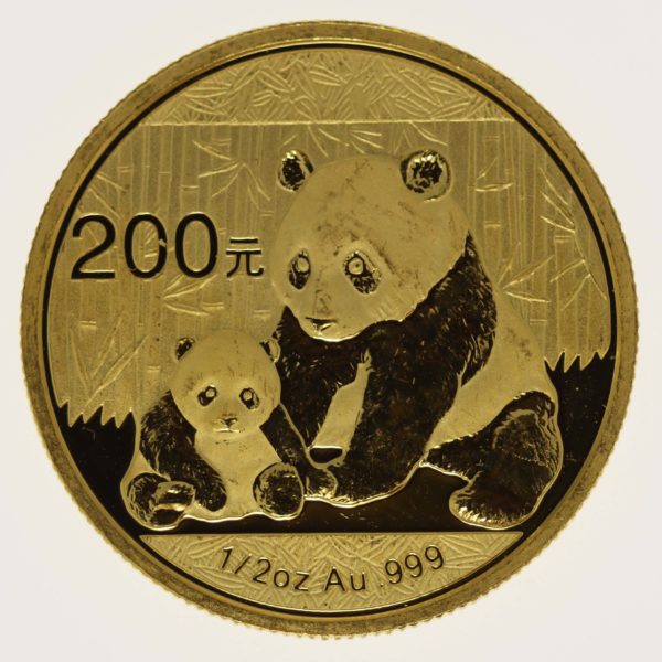 china - China Panda 200 Yuan 2012 1/2 Unze Panda