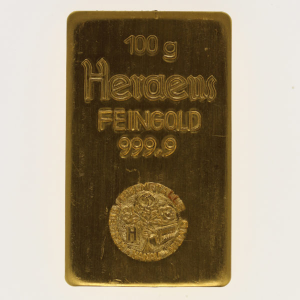 - Themenspecial: Historische Goldbarren