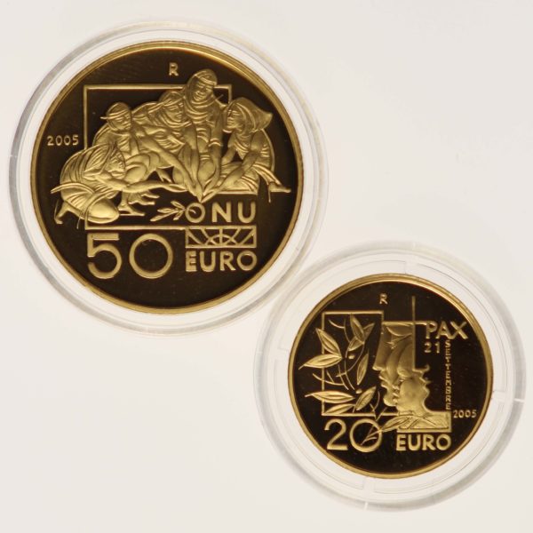 san-marino - San Marino Set 20 + 50 Euro 2005