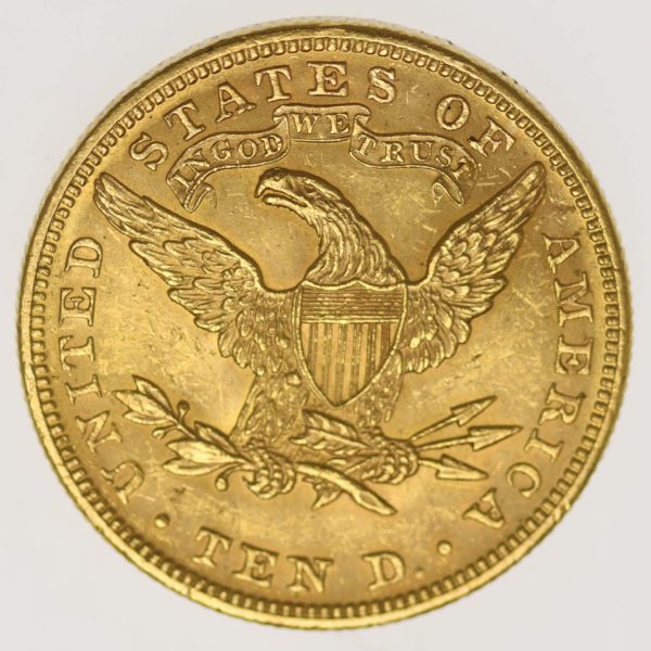 usa - USA 10 Dollars 1893 Liberty / Kopf