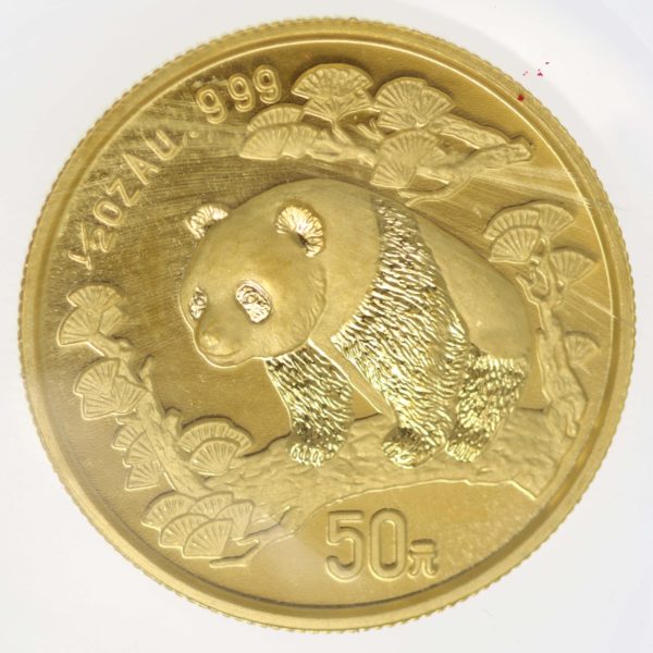 china - China Panda 50 Yuan 1997 1/2 Unze