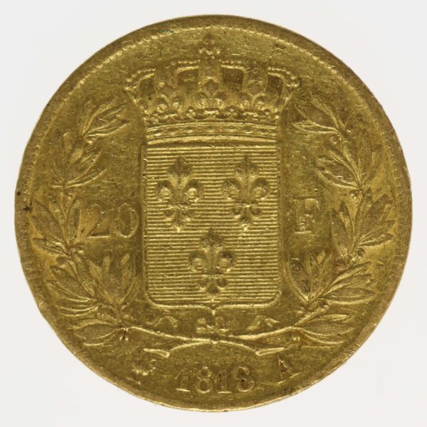 frankreich - Frankreich Louis XVIII. 20 Francs 1818 A