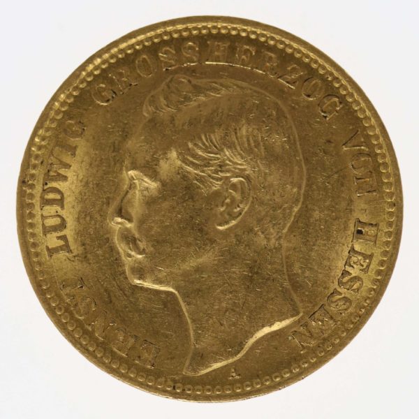 deutsches-kaiserreich-ab-1871 - Hessen Ernst Ludwig 20 Mark 1911