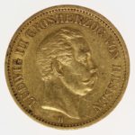 deutsches-kaiserreich-ab-1871 - Hessen Ludwig III. 20 Mark 1873