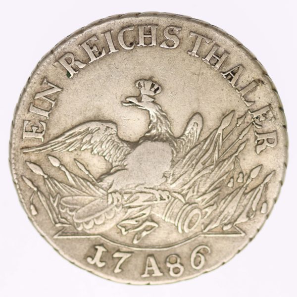 altdeutschland-deutsche-silbermuenzen - Preussen Friedrich II. Taler 1786