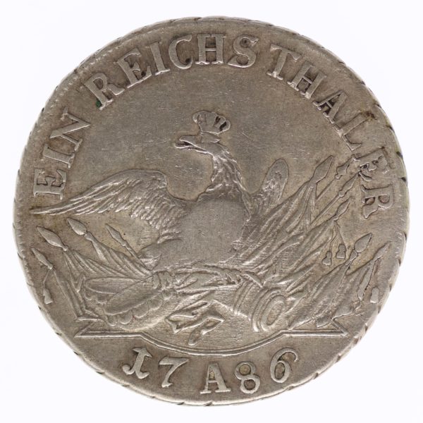 altdeutschland-deutsche-silbermuenzen - Preussen Friedrich II. Taler 1786