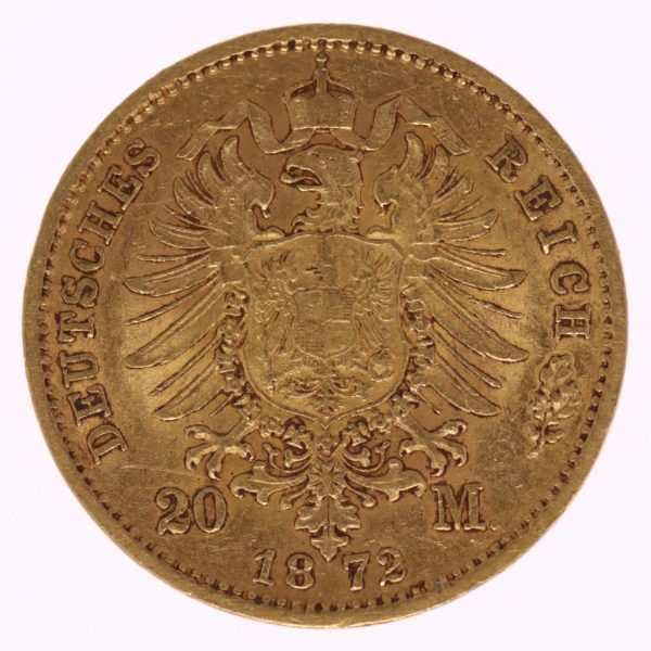 deutsches-kaiserreich-ab-1871 - Sachsen Johann 20 Mark 1872