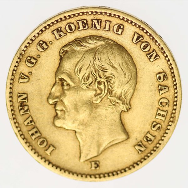 deutsches-kaiserreich-ab-1871 - Sachsen Johann 20 Mark 1872