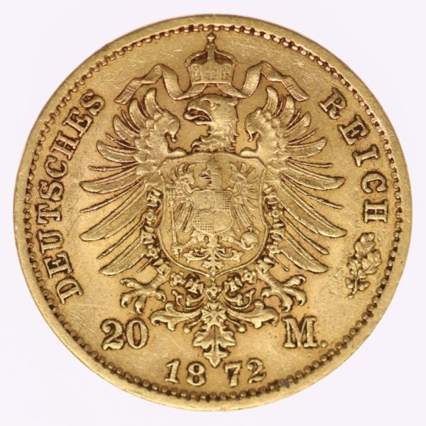 deutsches-kaiserreich-ab-1871 - Sachsen Johann 20 Mark 1872