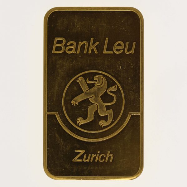 goldbarren - Goldbarren 100 Gramm Schweiz Bank Leu