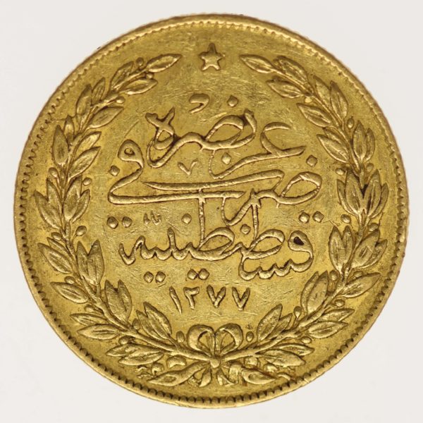 tuerkei - Türkei Abdul Aziz 100 Kurush 1861